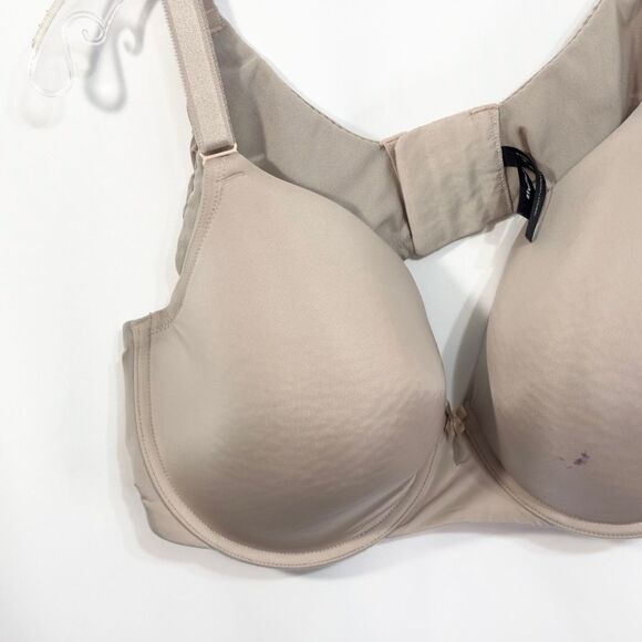 Torrid 38DD Bra Beige Lightly Lined Perfect T Shirt Solid Stretch 1363 - Picture 5 of 9